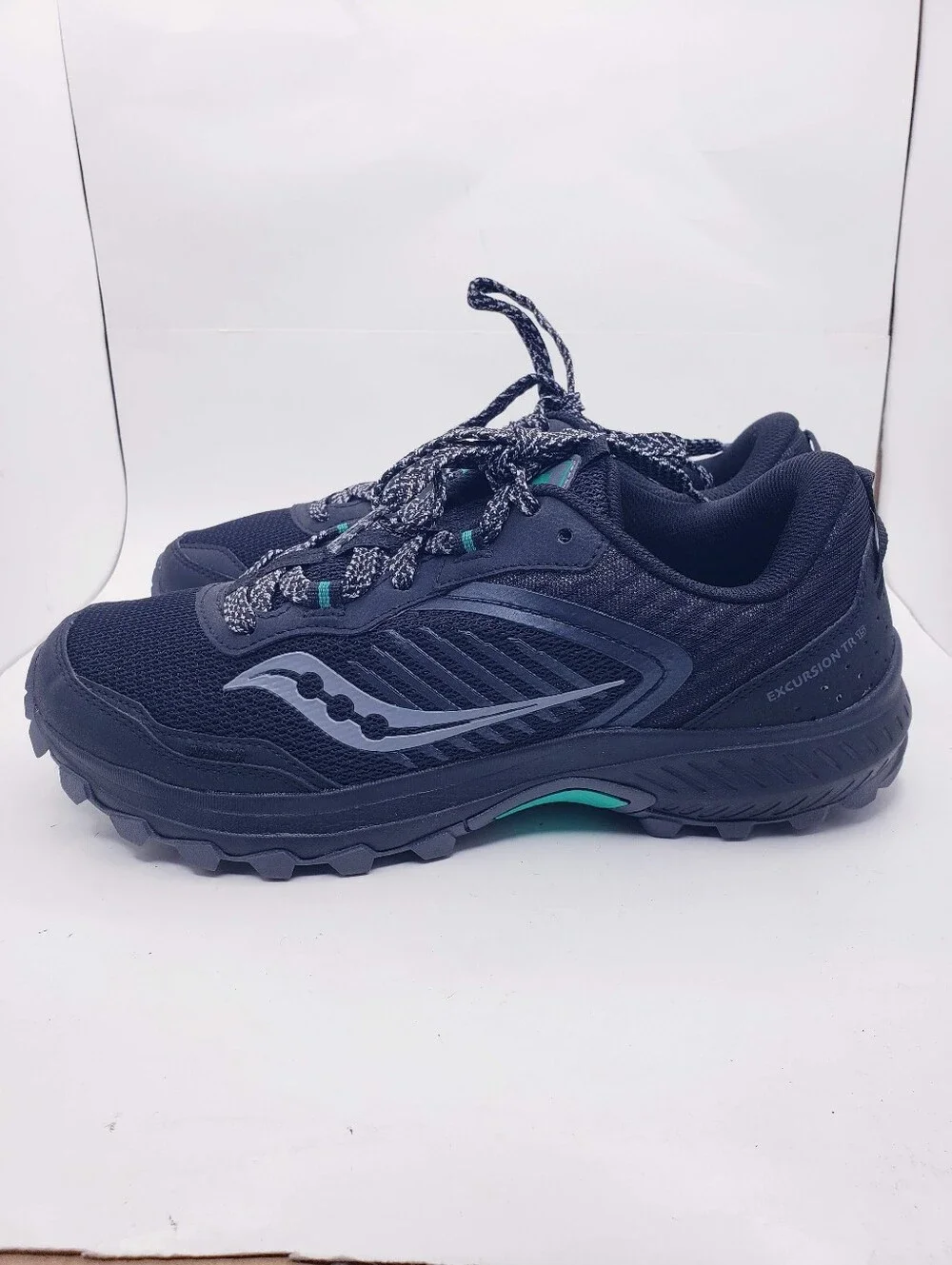 Saucony Black Excursion TR 15 Trail Running Shoes Sneakers Women's Size 10 Wide